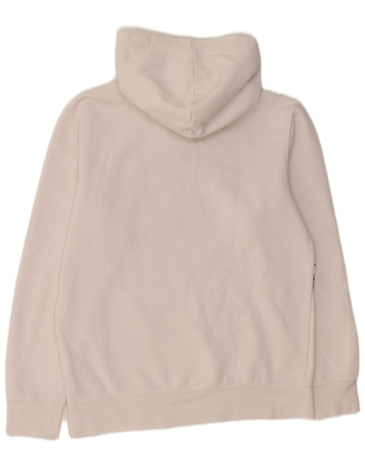 JORDAN Pull à capuche graphique pour garçon 13-14 ans XL Blanc Coton