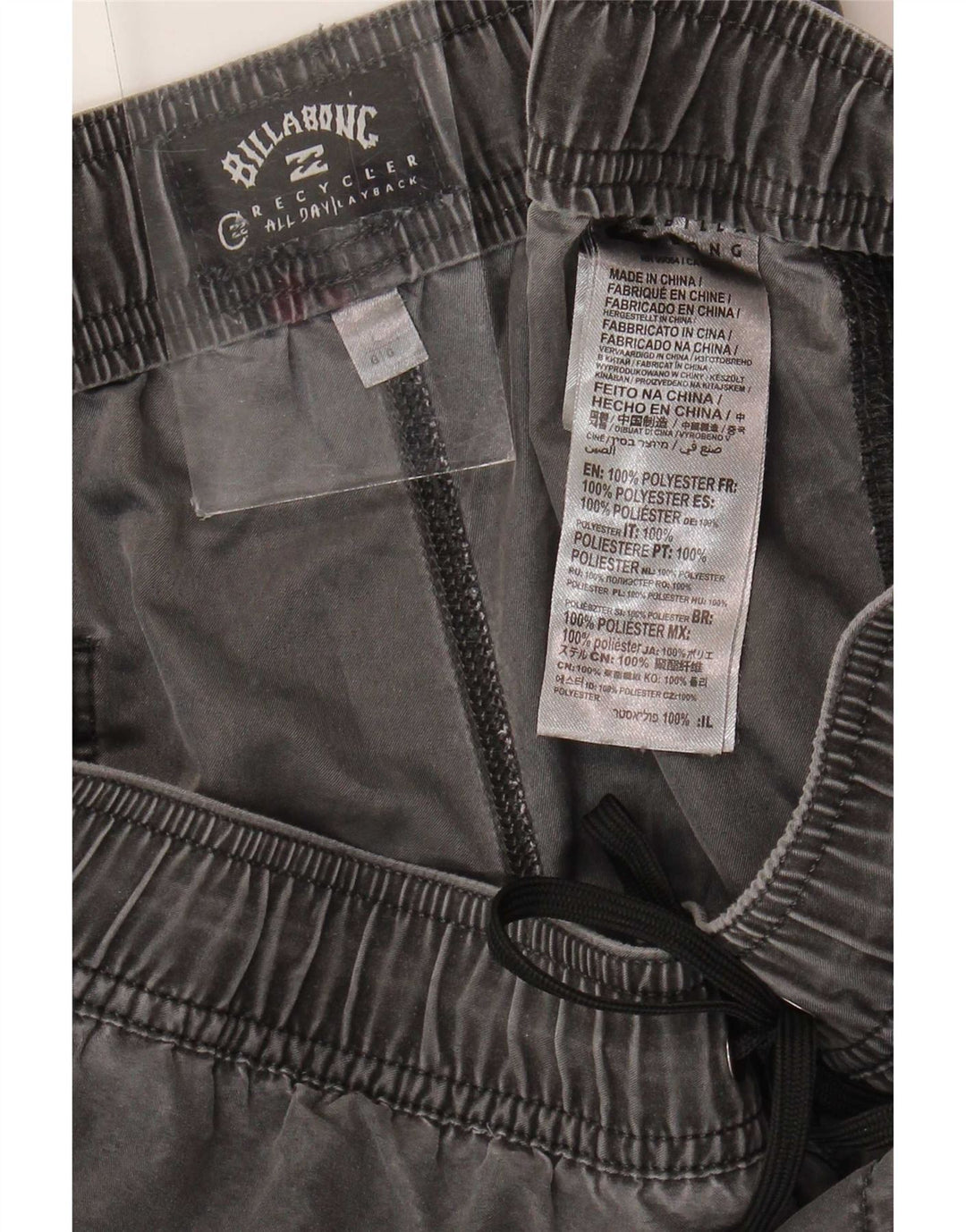 Billabong Short Homme Large W34 Gris Polyester