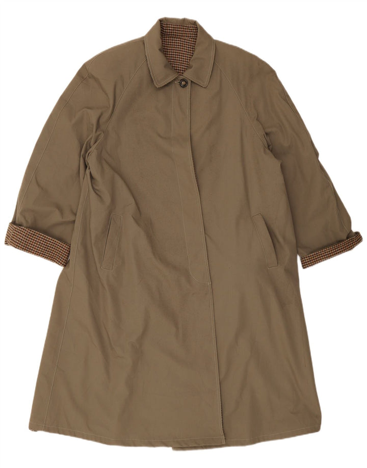 vintage Womens Overcoat UK 16 Grand Kaki