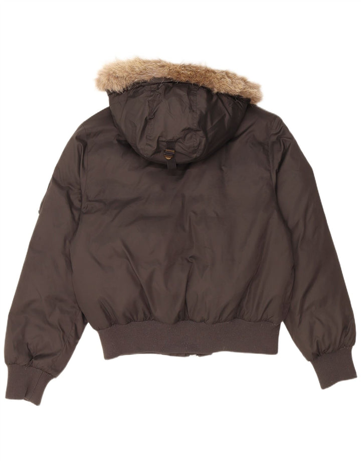 Calvin Klein Veste matelassée à capuche pour homme UK 38 Vert moyen