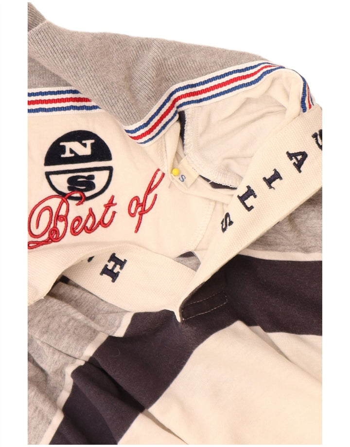 North Sails Polo Homme Petit Coton Rayé Multicolore