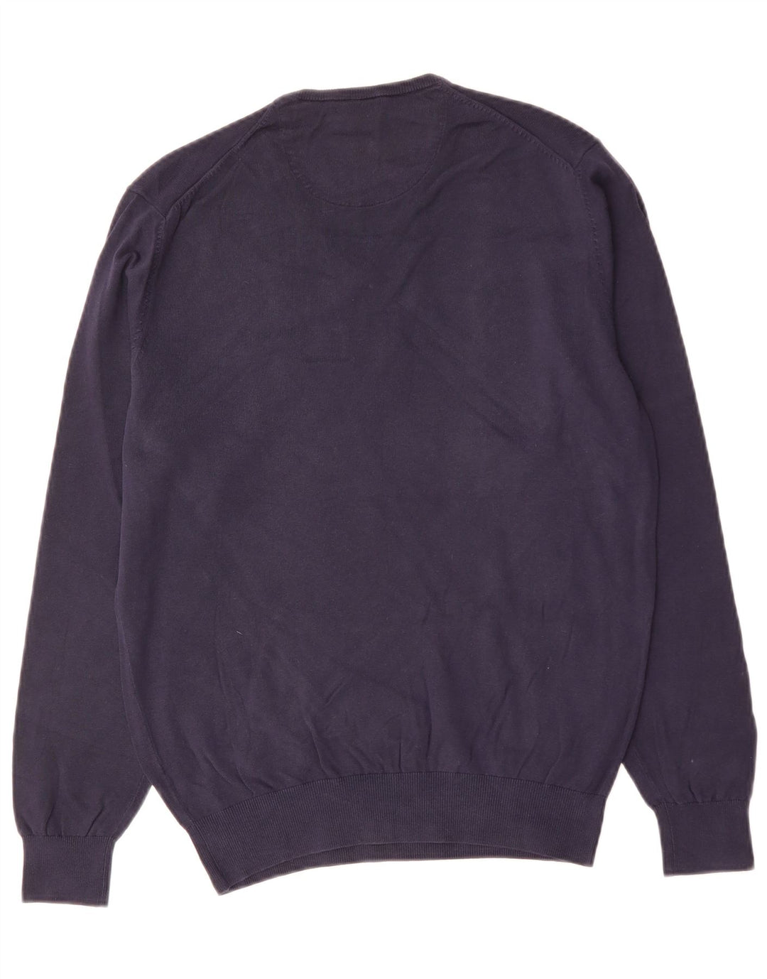 MASSIMO DUTTI Pull Col V Homme Bleu Marine Moyen