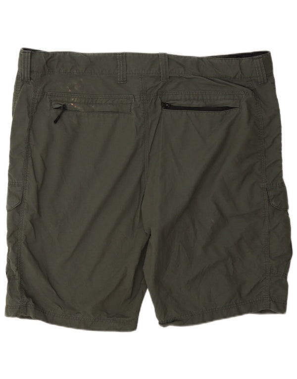 Marks & Spencer Short Cargo Homme W40 XL Kaki Coton