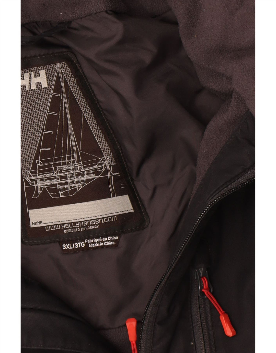 Helly Hansen Veste coupe-vent graphique pour homme UK 46 3XL Noir Polyester