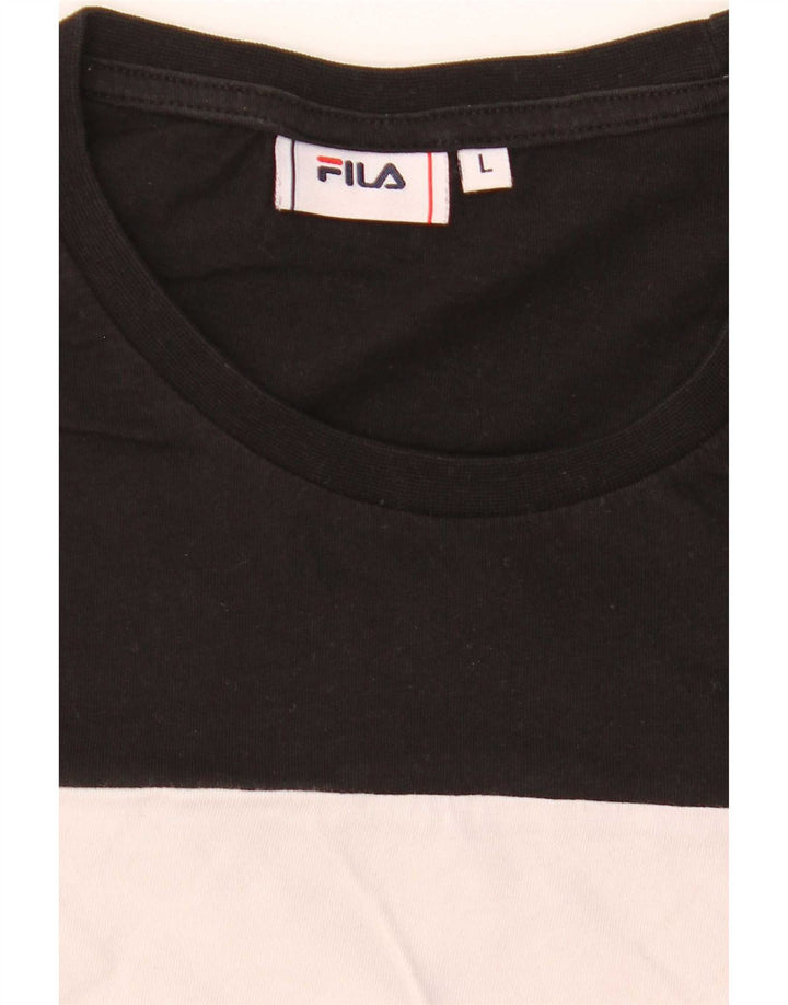 Fila Haut T-Shirt Graphique Homme Multicolore Colourblock
