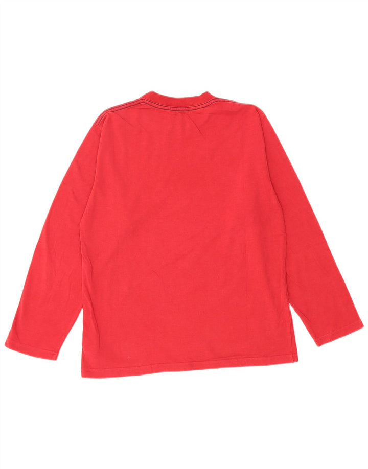 Timberland Haut graphique à manches longues pour garçon 11-12 ans Rouge Coton