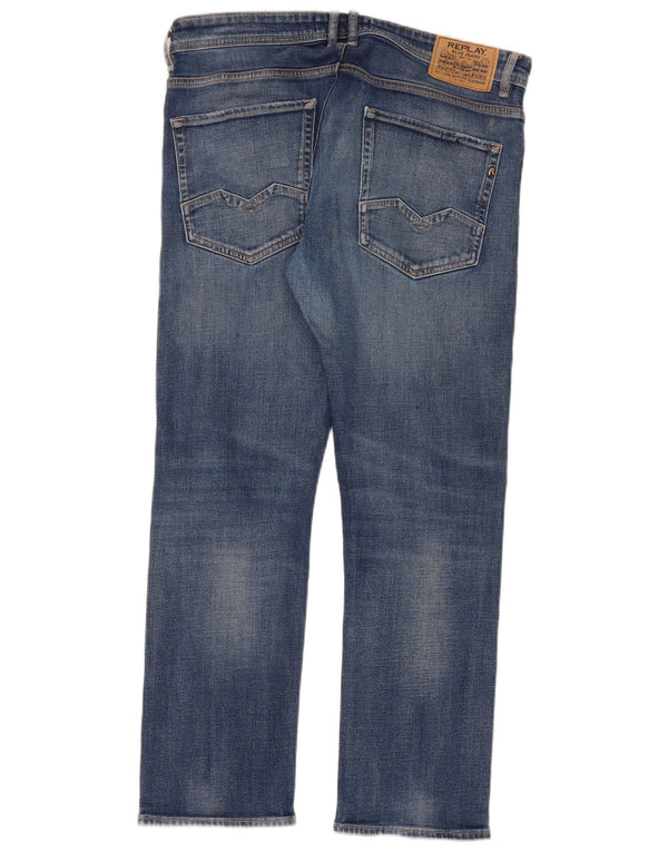 Replay Jean Droit Rocco W36 L30 Homme Bleu