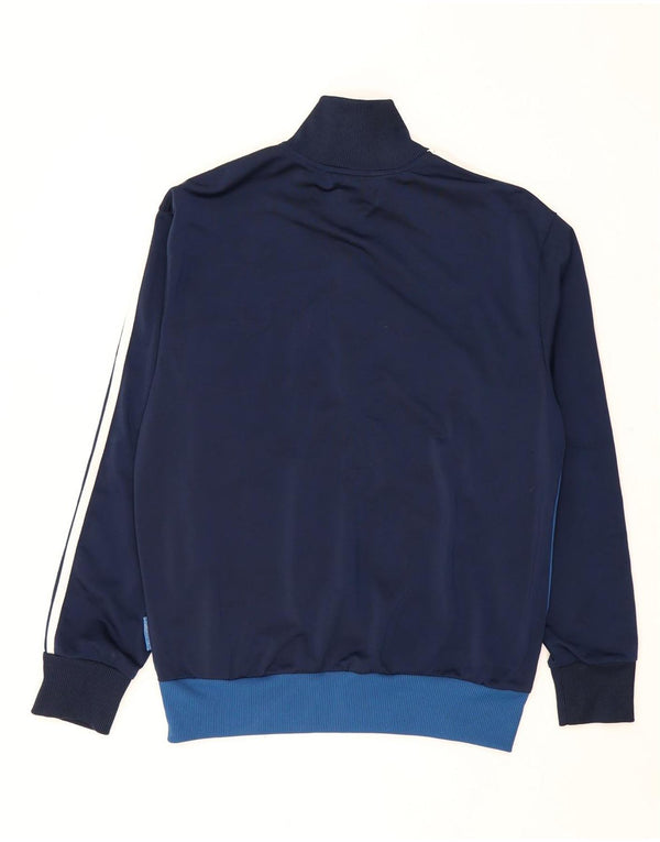 ADIDAS Veste de survêtement pour homme en polyester color block bleu marine moyen