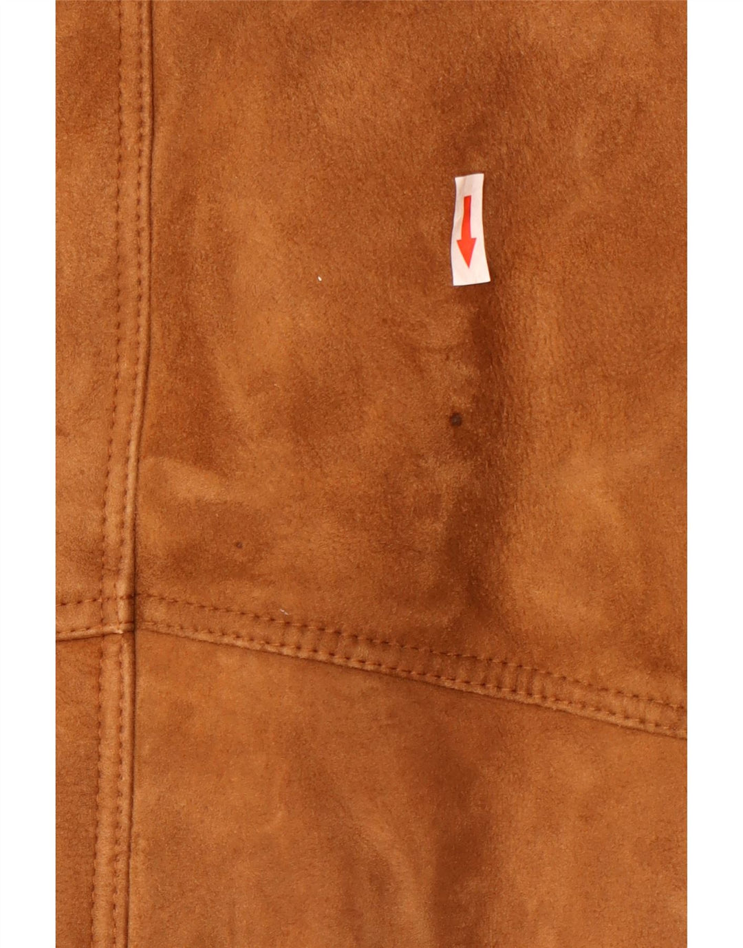 veste en peau de mouton homme vintage UK 40 Grand Brun