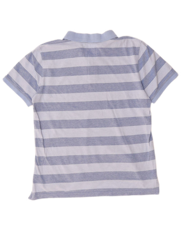 Crew Clothing Polo Homme Grand Bleu Rayé Coton
