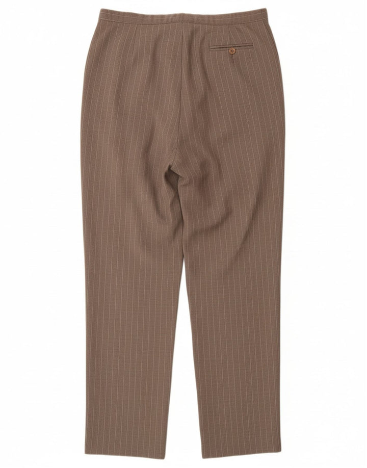 LAURA ASHLEY Pantalon de costume taille haute pour femme UK 16 Large W32 L31 Gris