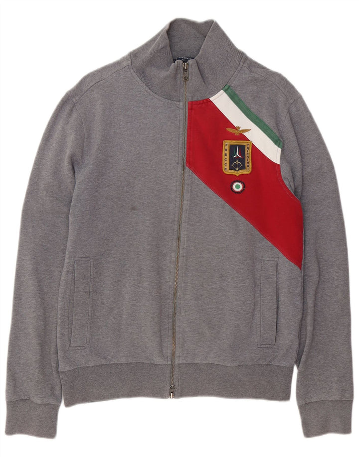 AERONAUTICA MILITARE Veste de Survêtement Homme Gris Moyen Colourblock