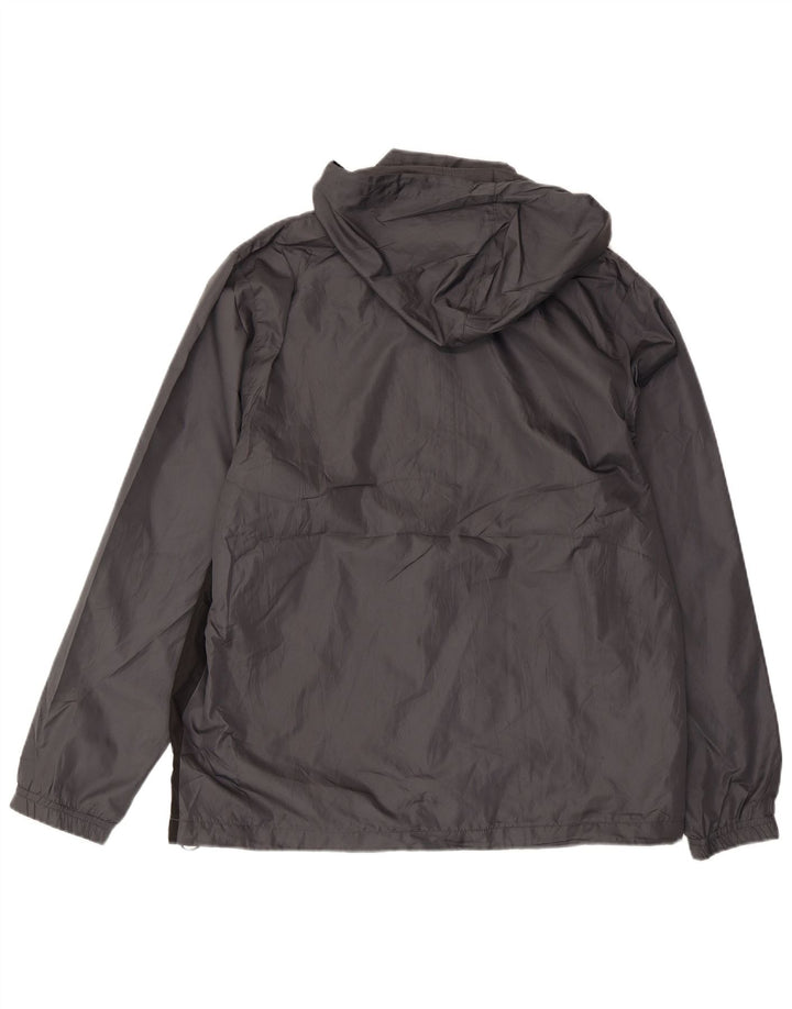 REEBOK Veste de Pluie à Capuche Homme UK 38 Gris Moyen Colorblock Polyester