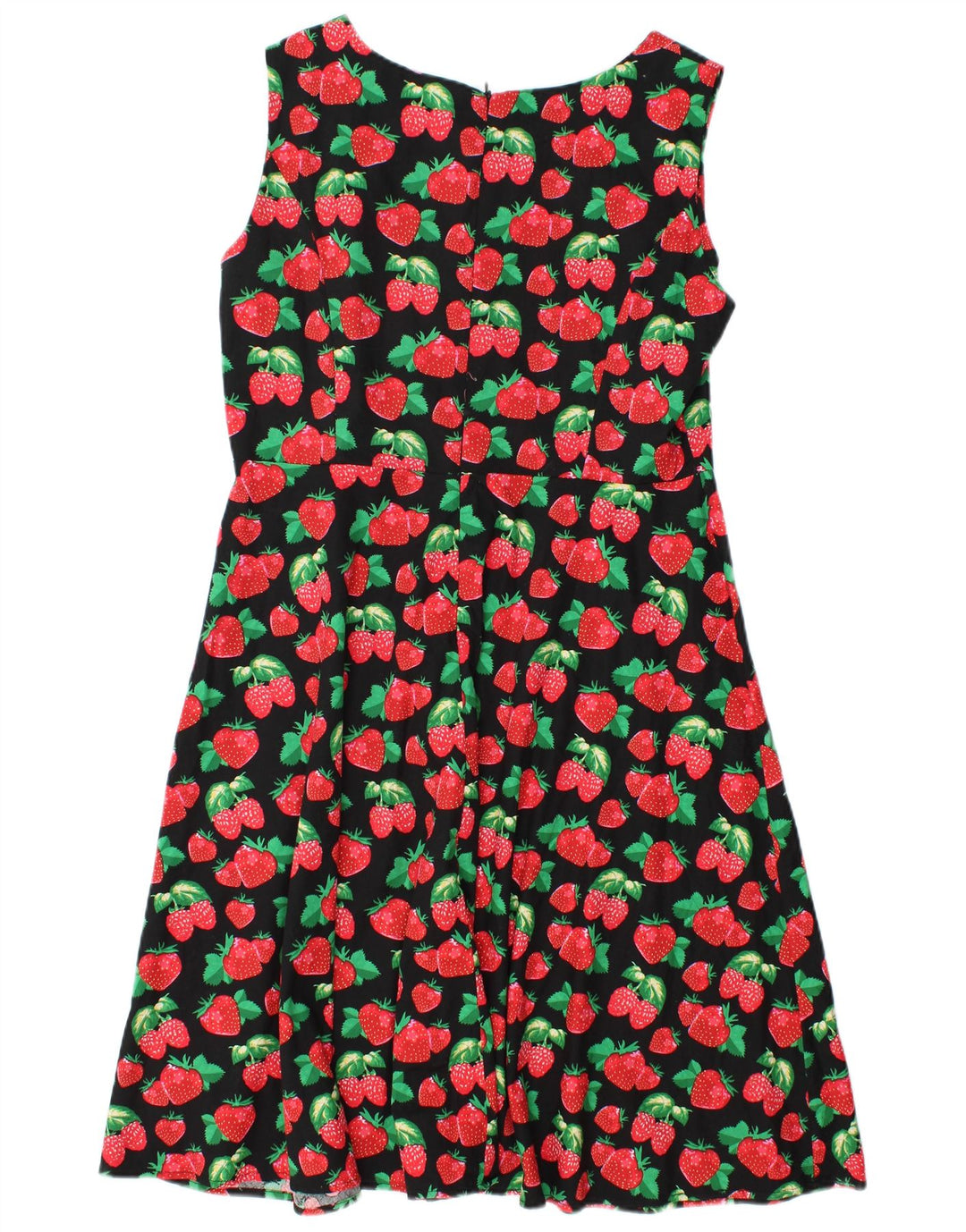 ZAFUL Robe trapèze graphique sans manches pour femme UK 44 Noir moyen