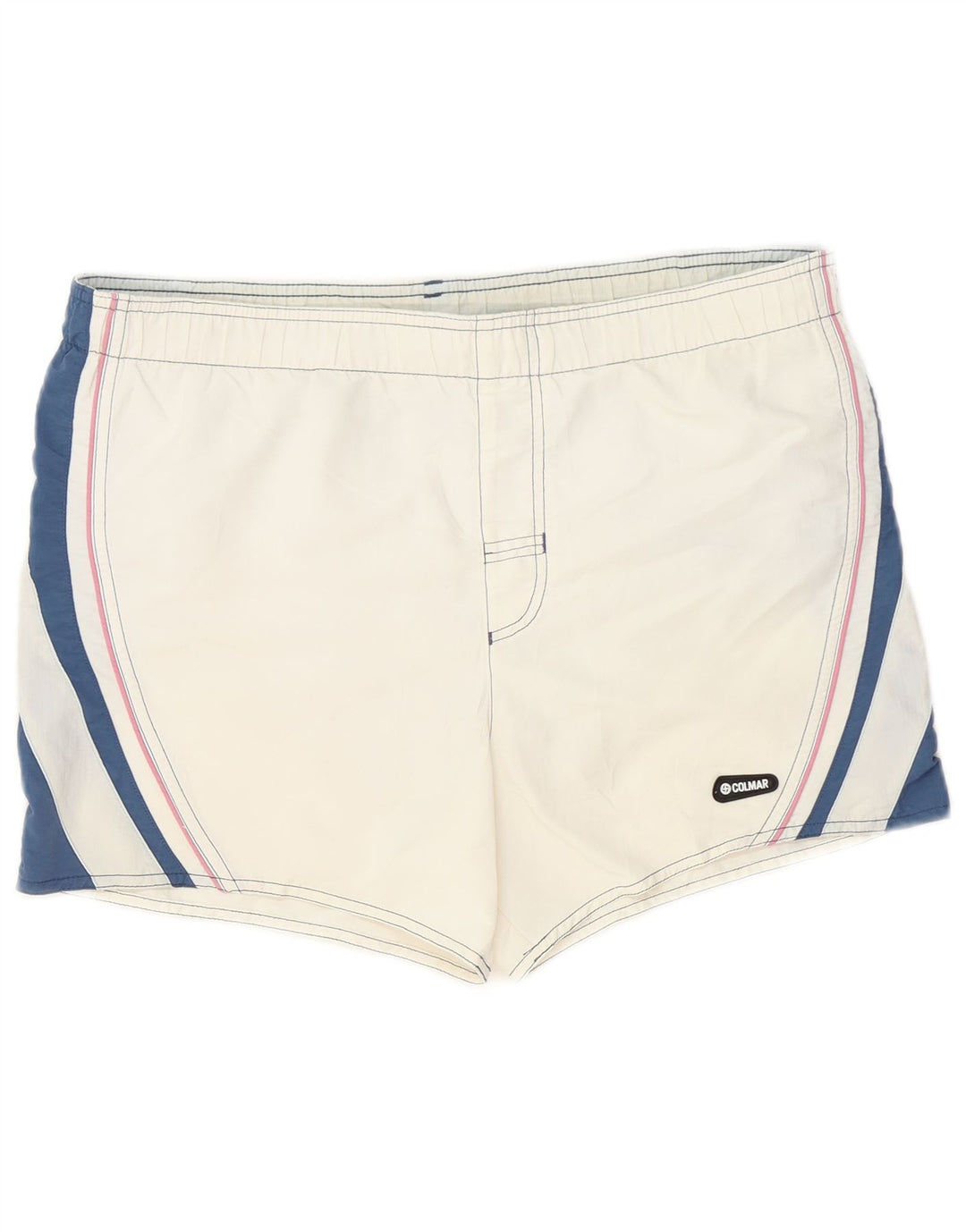Colmar Short de Bain Homme EU 46 Petit Blanc Colorblock