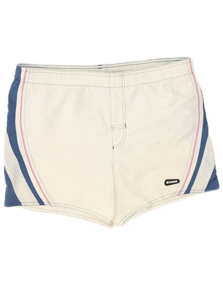 Colmar Short de Bain Homme EU 46 Petit Blanc Colorblock