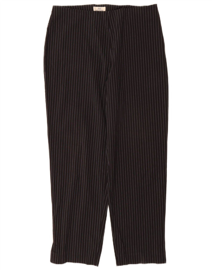 BROOKS BROTHERS Pantalon décontracté 346 pour femme US 12 Large W30 L28 Noir