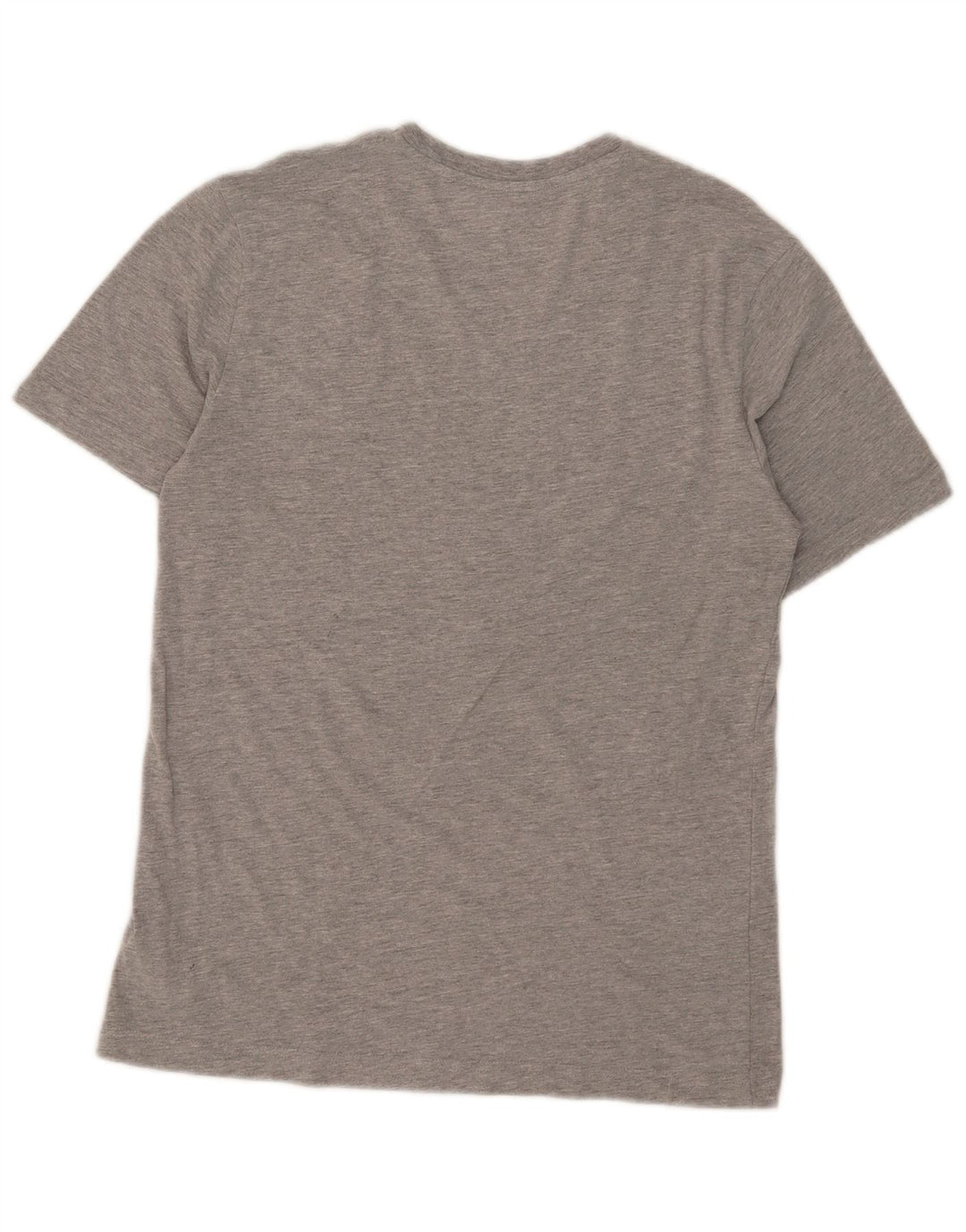 Chaps T-Shirt Femme Top UK 10 Petit Gris Moucheté Coton