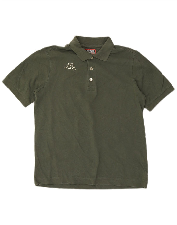 Kappa Polo Homme Petit Vert Coton
