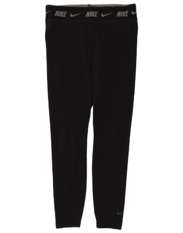 Nike Legging graphique coupe ajustée pour femme UK 14 Grand coton noir