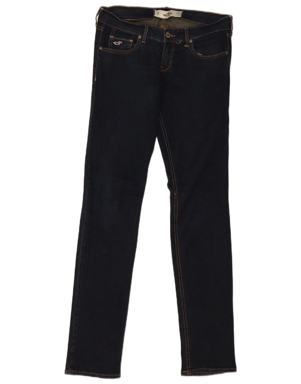 Hollister Jean slim stretch Socal pour femme US 3 XS W26 L32 Bleu marine Coton