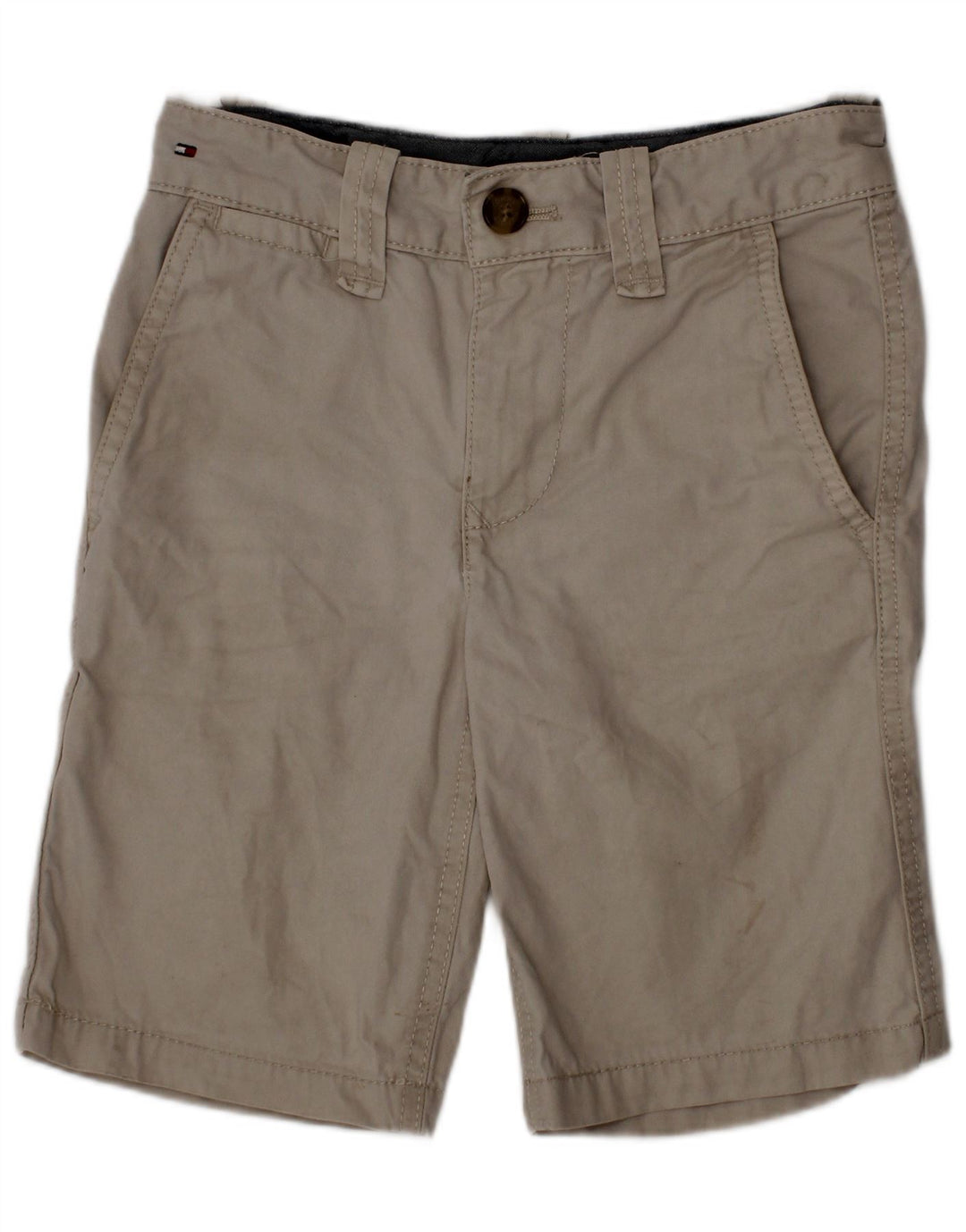 Tommy Hilfiger Short Chino Garçon 5-6 Ans W24 Coton Beige