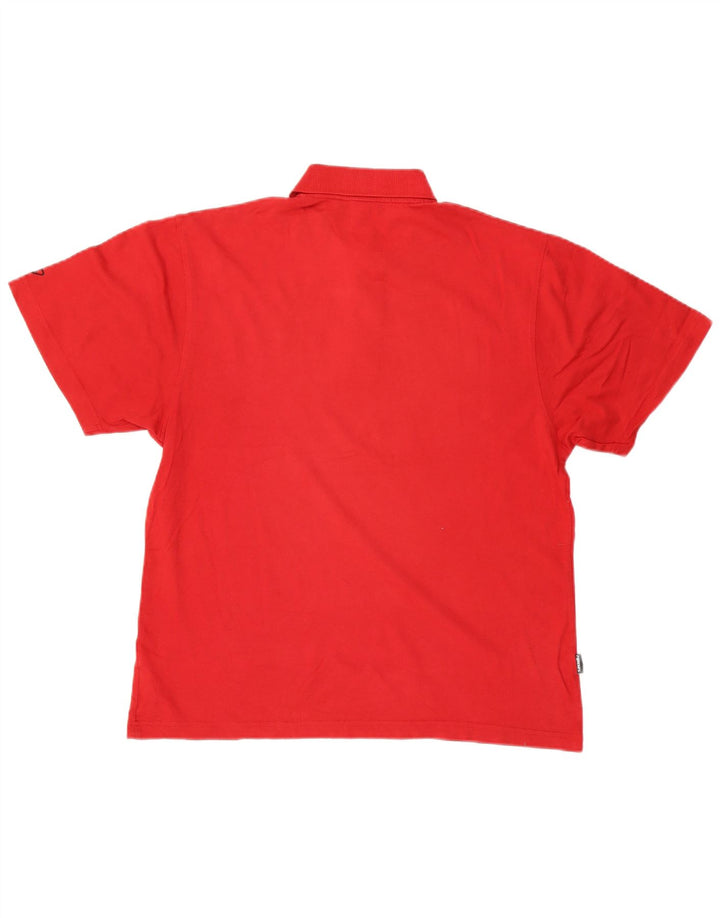 Rip Curl Polo Homme Petit Rouge Coton