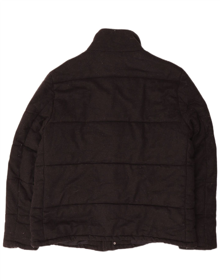 Reiss Veste matelassée pour homme UK 42 XL Noir Laine