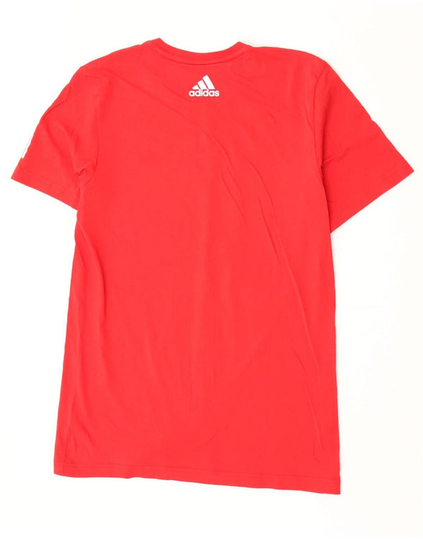 Adidas T-Shirt Homme Top Rouge Moyen Coton