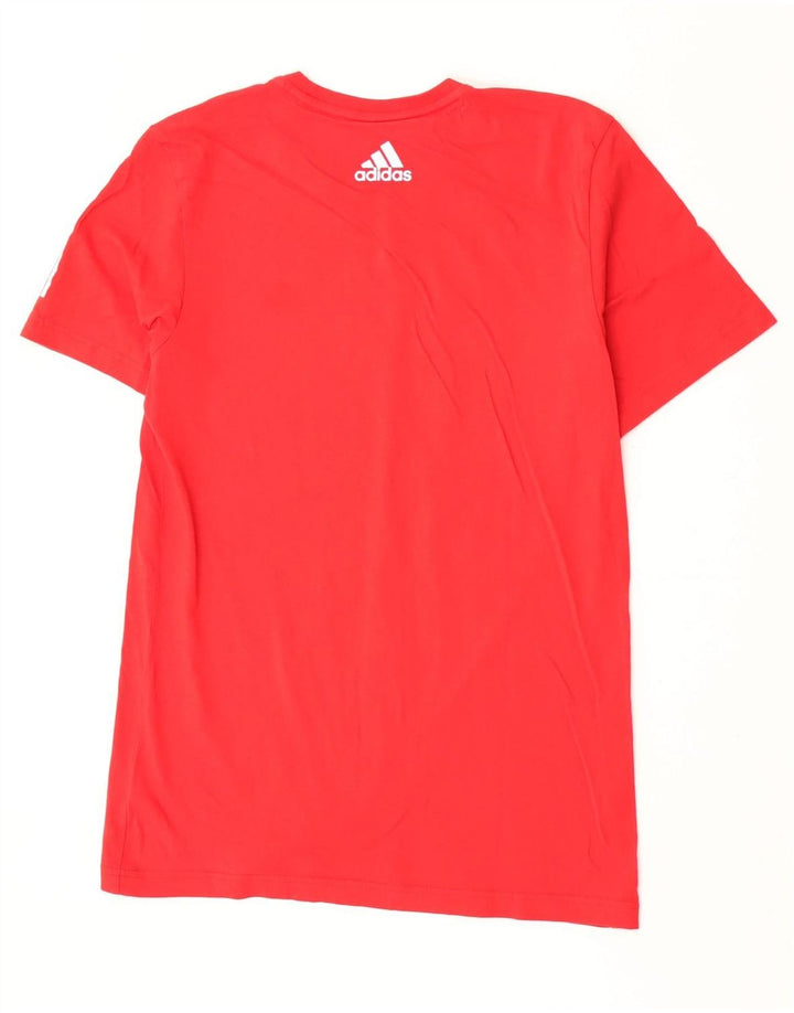 Adidas T-Shirt Homme Top Rouge Moyen Coton