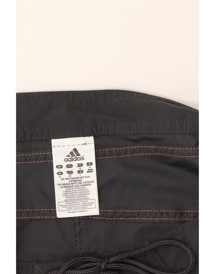 Adidas Short de bain pour femme UK 8 Small Noir Polyester