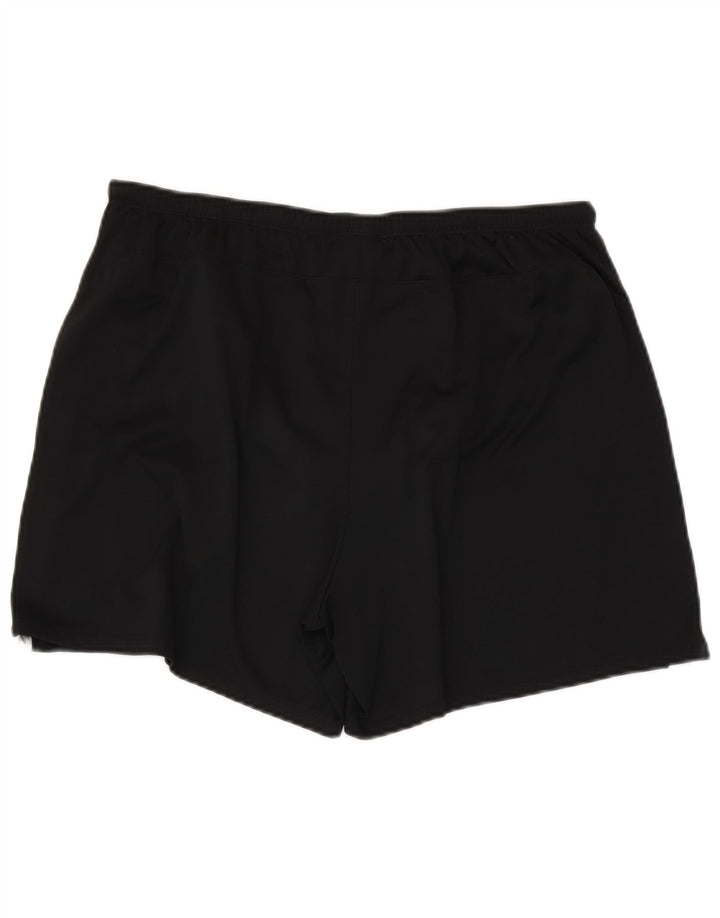 NIKE Short de sport Dri Fit pour homme XL Noir Colorblock Polyester
