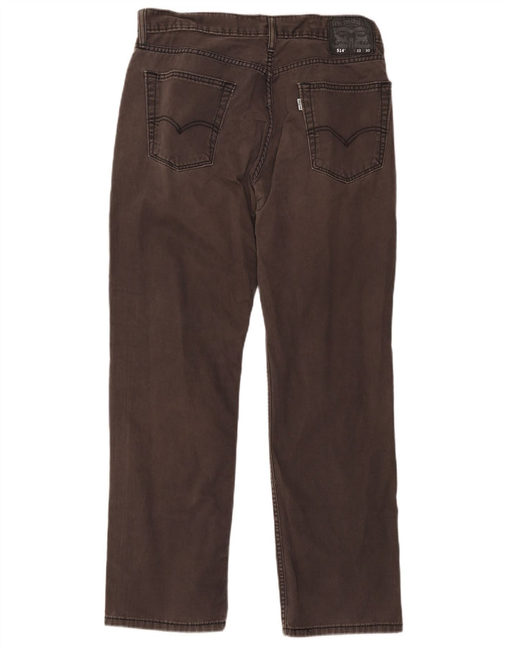 Levi's Jean Droit 514 Homme Gris W33 L30 Coton
