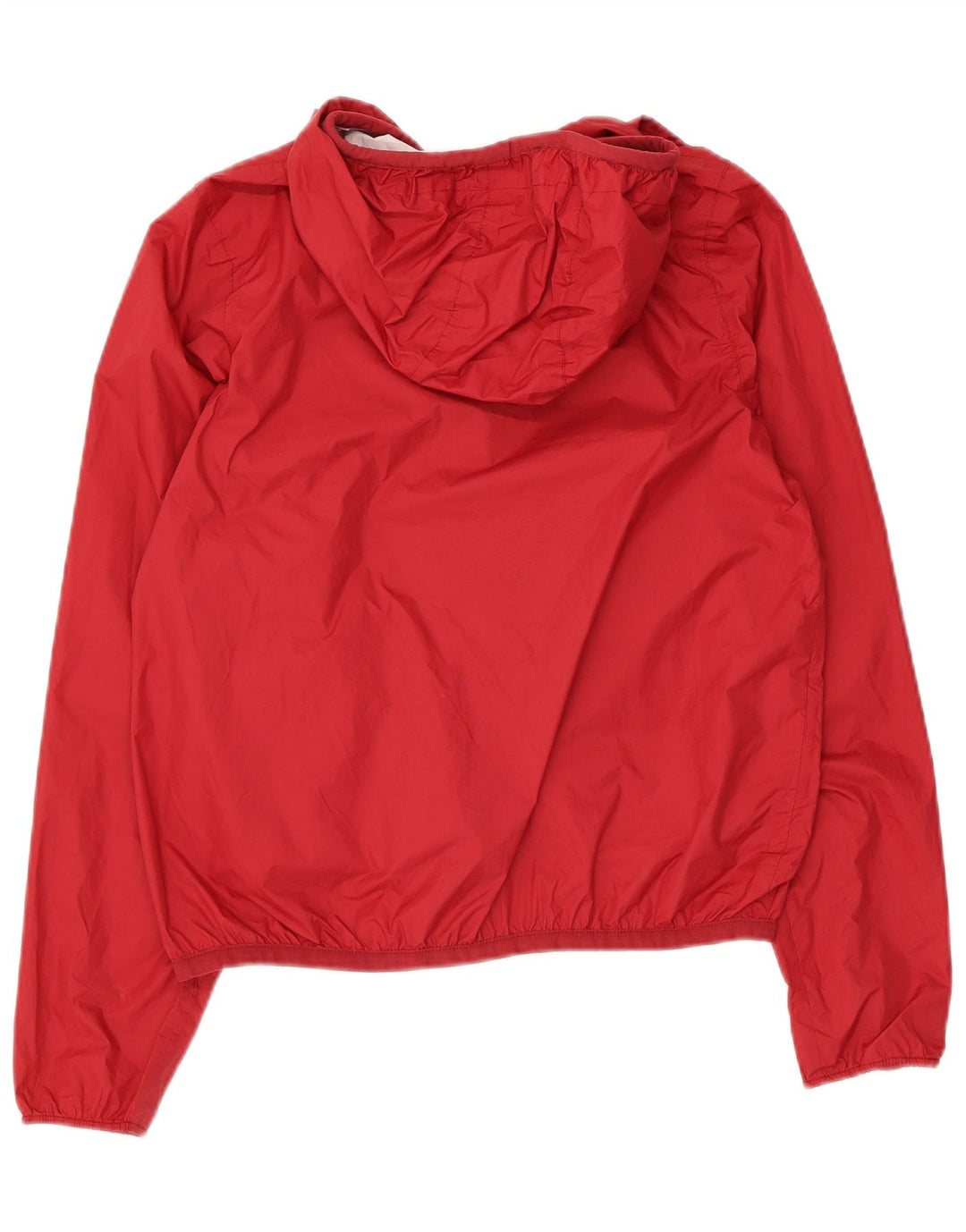 K-Way Veste de pluie à capuche pour homme UK 10 Small Rouge Polyamide