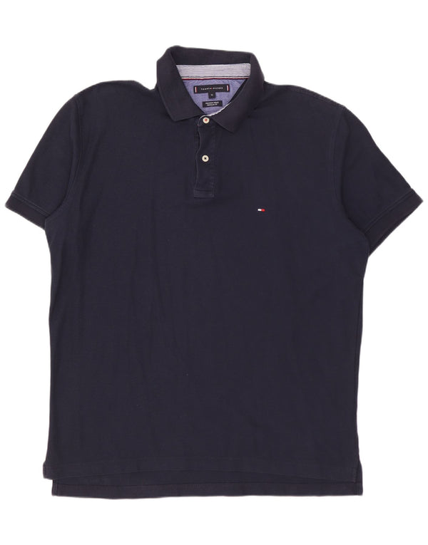 TOMMY HILFIGER Polo Regular Fit Homme Bleu Marine XL Coton