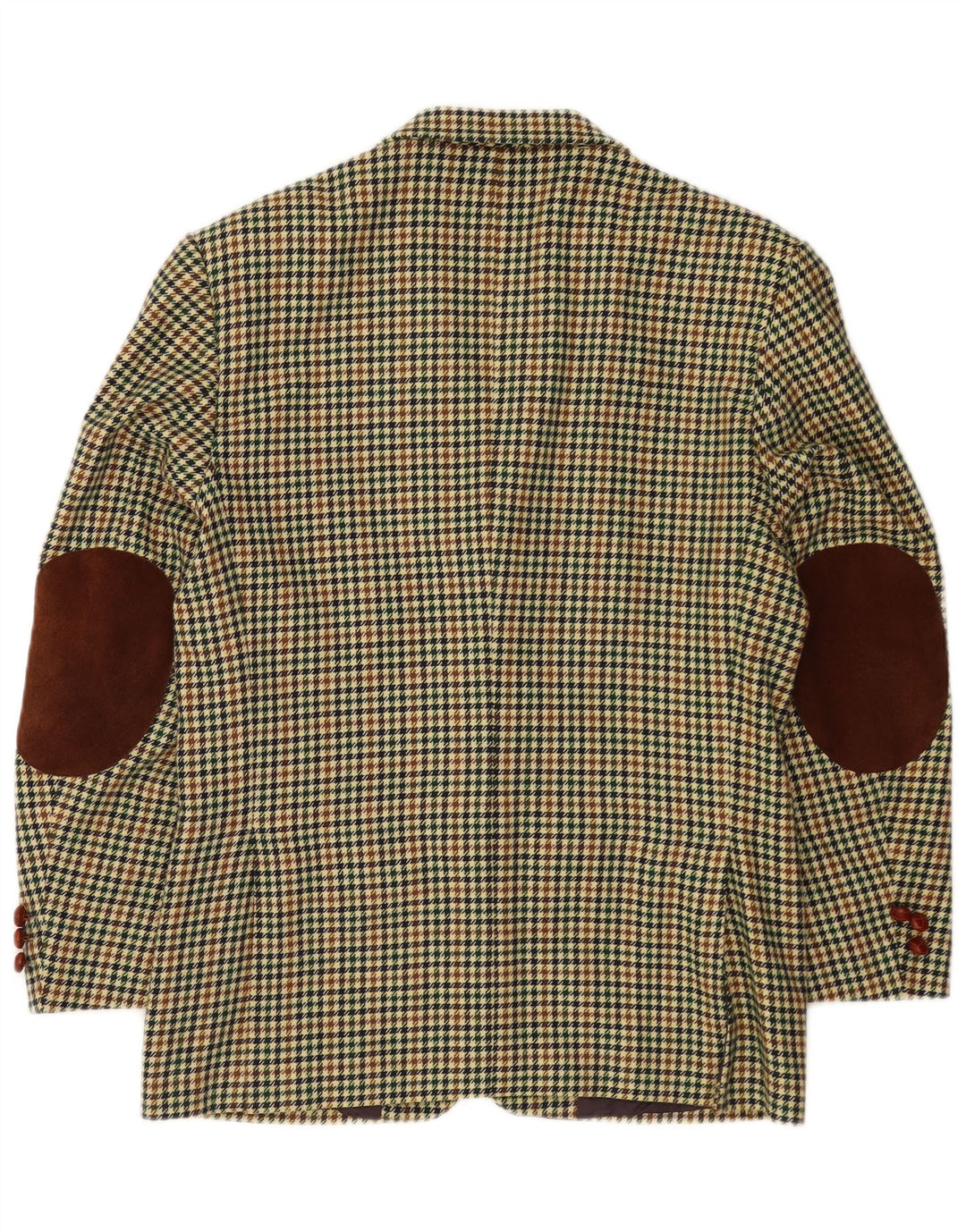 Wampum Veste blazer à 3 boutons pour homme UK 38, pied-de-poule multicolore moyen