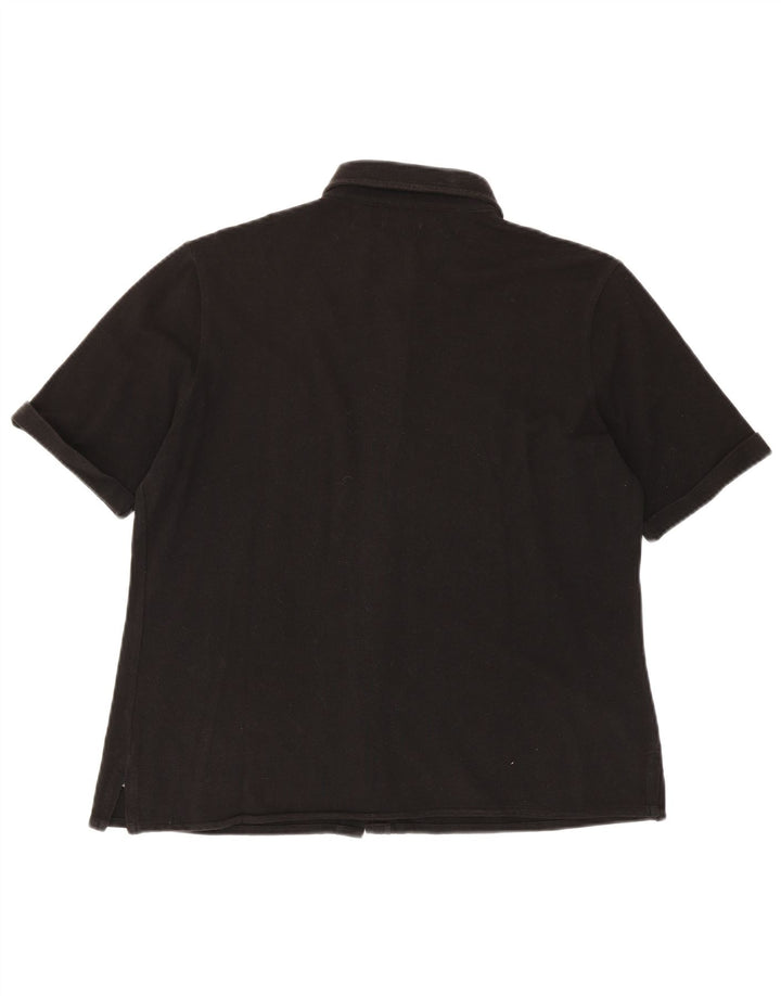 Belfe Chemise à manches courtes pour femme IT 48 XL Noir Coton