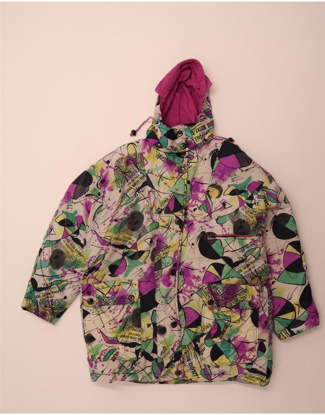 Gil Bret Veste matelassée à capuche pour femme UK 16 Large Multicolore Polyamide