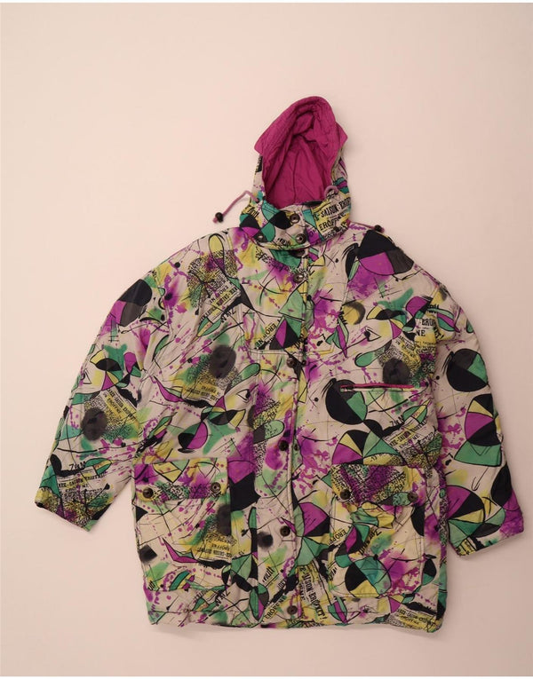 Gil Bret Veste matelassée à capuche pour femme UK 16 Large Multicolore Polyamide