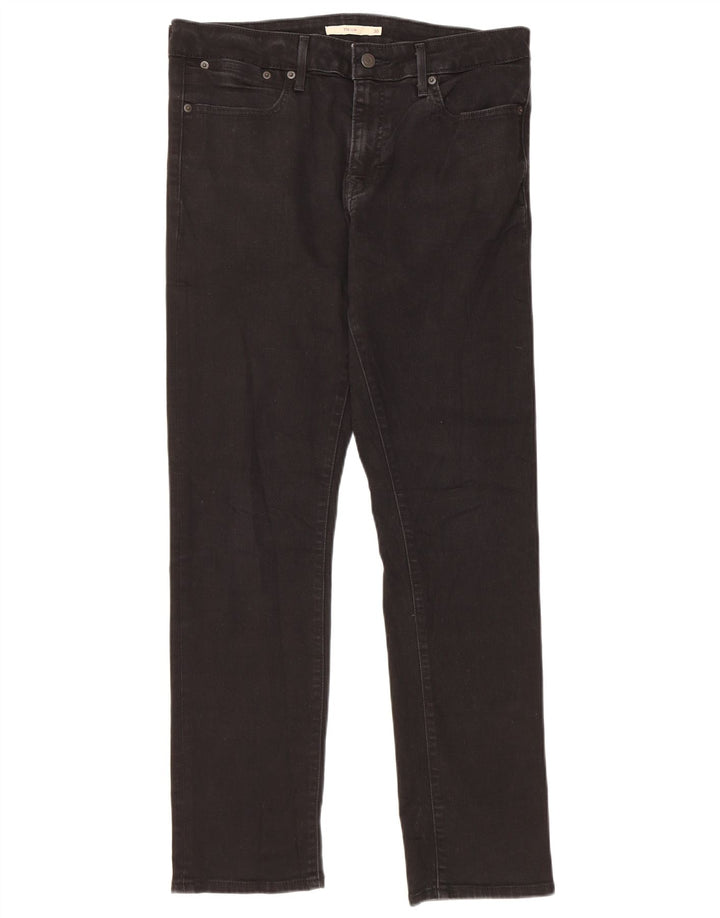 Levi's Jean Slim 712 Femme W30 L30 Noir Coton