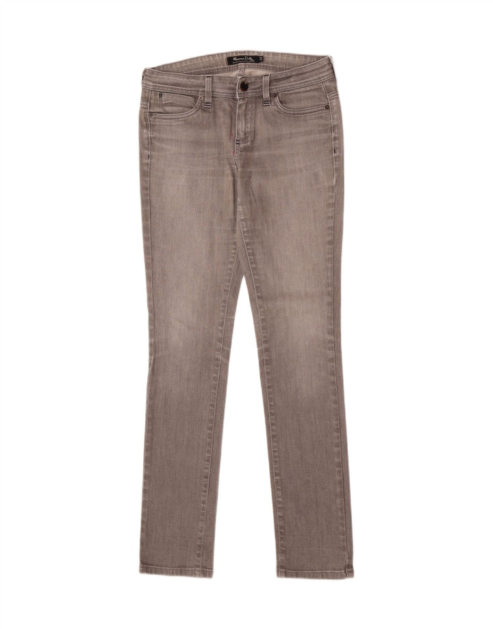 Massimo Dutti Jean skinny femme W28 L33 coton gris