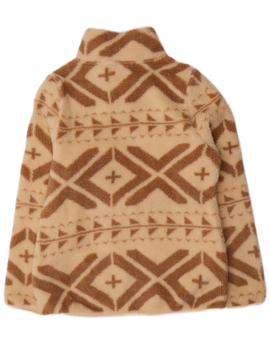 Basile Veste polaire pour femme UK 14 Large Beige Fair Isle Polyester