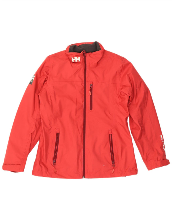 HELLY HANSEN Veste coupe-vent graphique pour femme UK 14 Rouge moyen Polyester