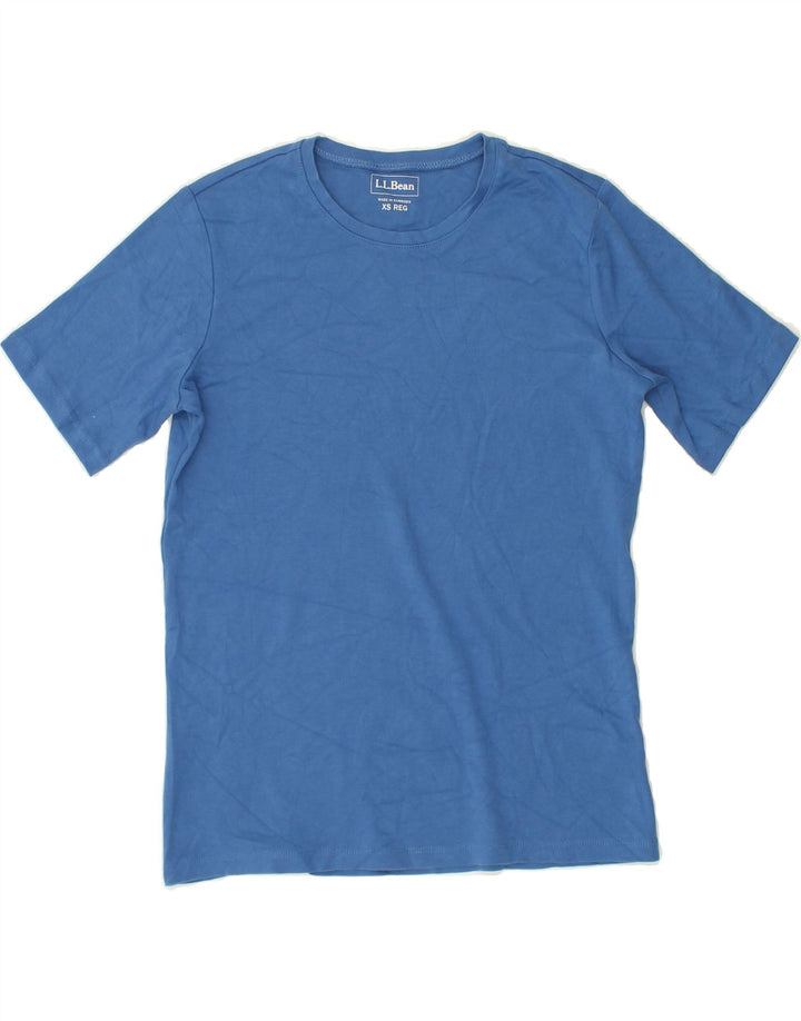 L.L.BEAN Mens T-Shirt Top XS Blue Cotton | Vintage L.L.Bean | Thrift | Second-Hand L.L.Bean | Used Clothing | Messina Hembry 