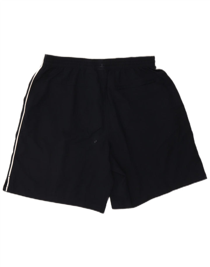 Nike Short de sport Dri Fit pour homme en polyester bleu marine Taille L