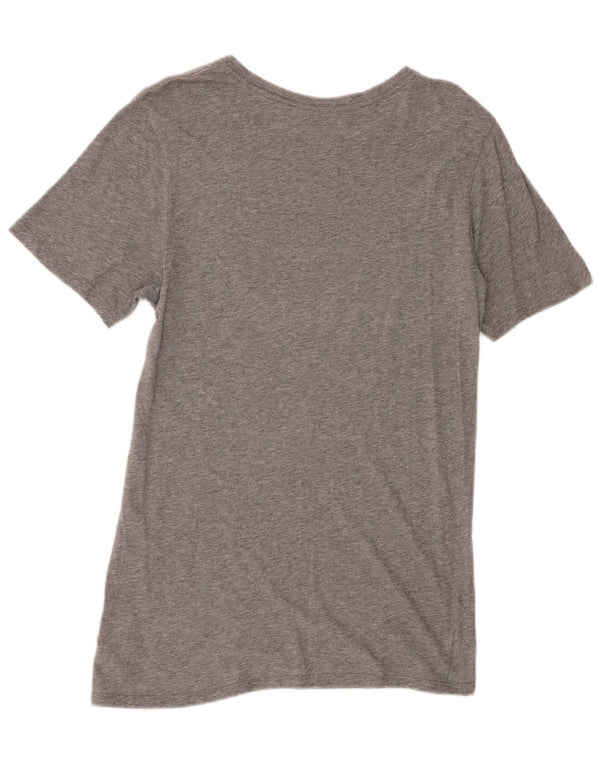 Nike T-shirt graphique coupe athlétique pour homme, petit, gris, coton