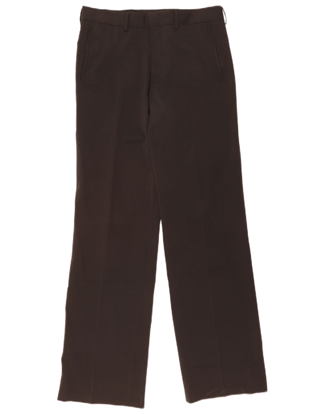 ZARA Pantalon chino droit pour homme EU 40 Medium W31 L34 Noir Polyester