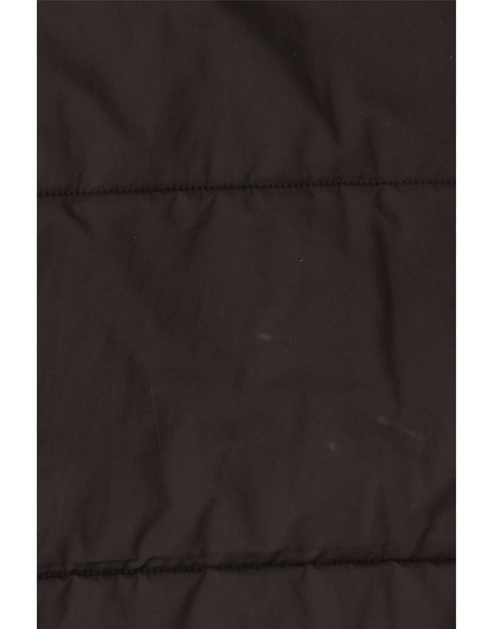 Puma Veste rembourrée à capuche pour femme UK 16 Large Noir Polyester