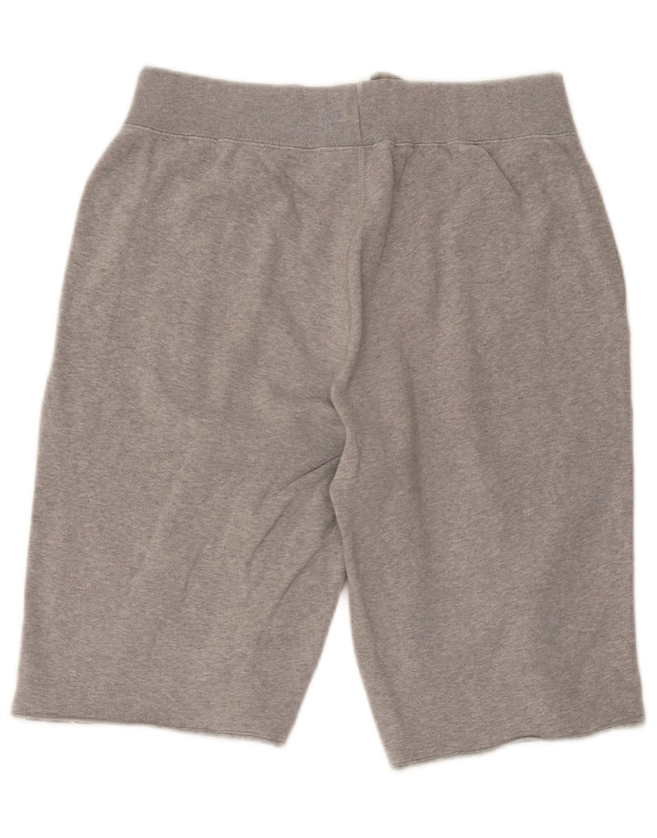 Champion Short de Sport Homme Grand Coton Chiné Gris