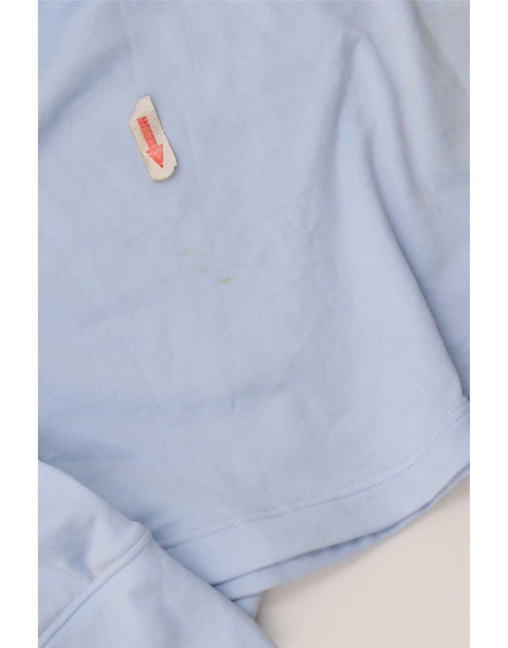 Under Armour Haut de survêtement à col zippé pour femme UK 12 Bleu moyen